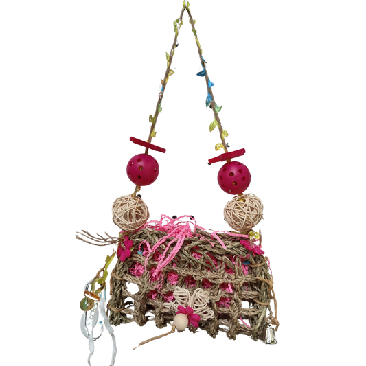 Mat Purse with Shoe Bird Toy Lou Lou Bells Bird Toys