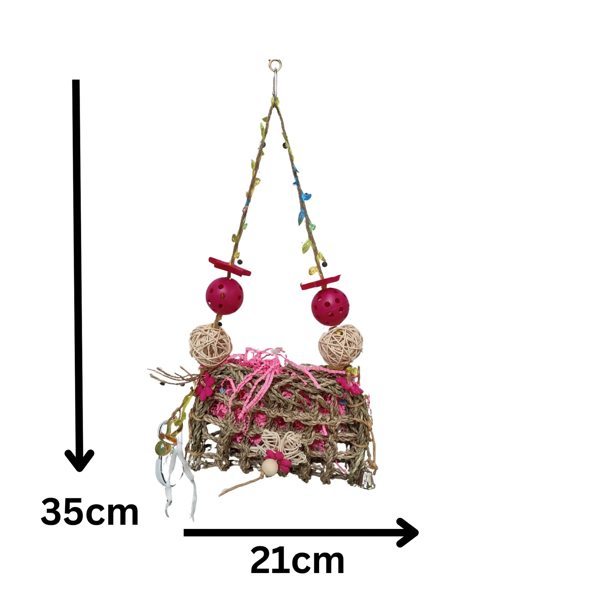 Mat Purse with Shoe Bird Toy Lou Lou Bells Bird Toys