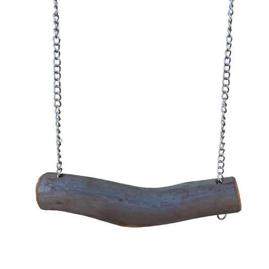 wood swing with chain