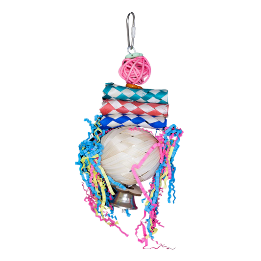 Natural Ball and Bits Bird Toy Lou Lou Bells Bird Toys