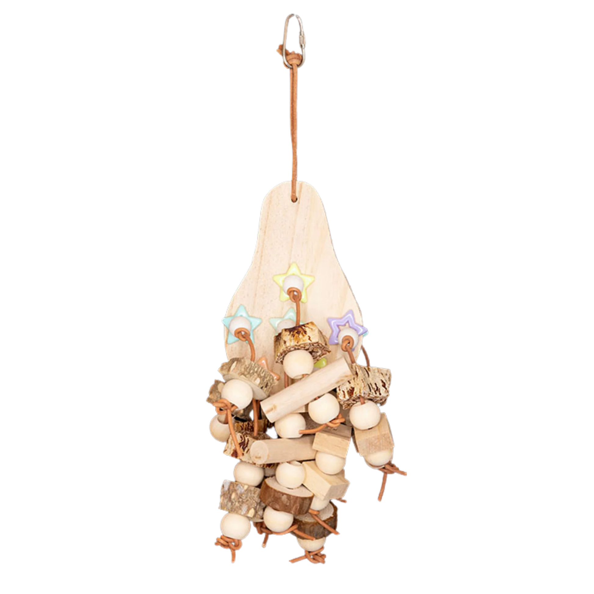 Natural Pear Chew Bird Toy Lou Lou Bells Bird Toys