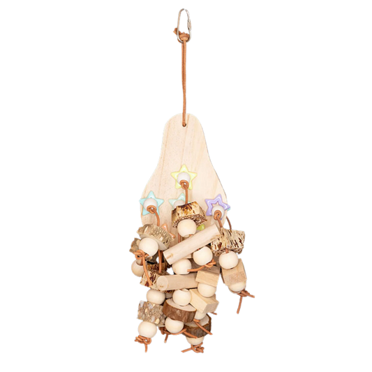 Natural Pear Chew Bird Toy Lou Lou Bells Bird Toys