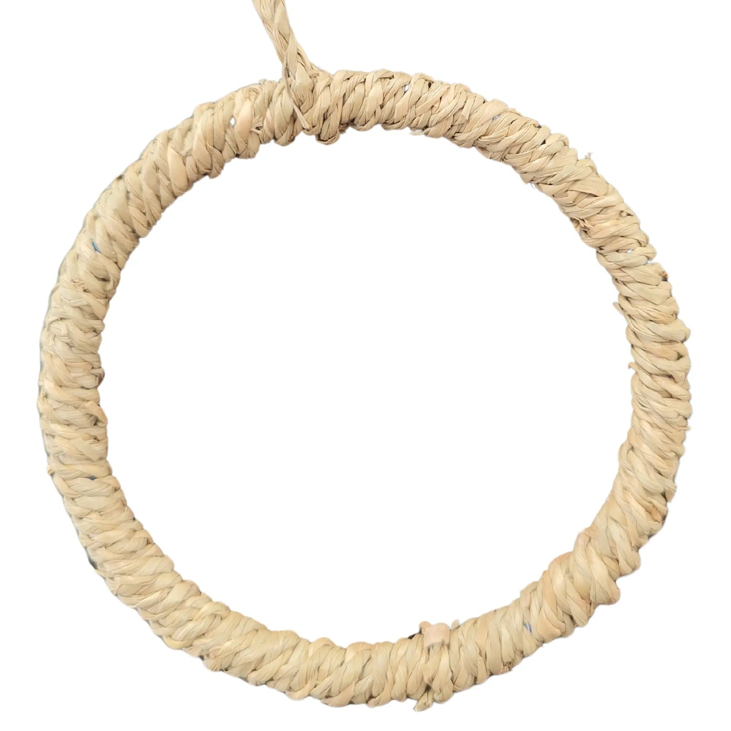 close up of the natural ring bird toy