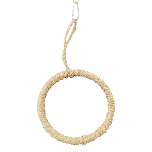 natural ring swing bird toy