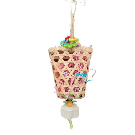 Pumice Shredable Pouch Bird Toy Lou Lou Bells Bird Toys