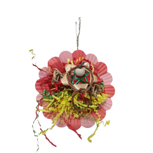 Paper Flower Bird Toy Lou Lou Bells Bird Toys