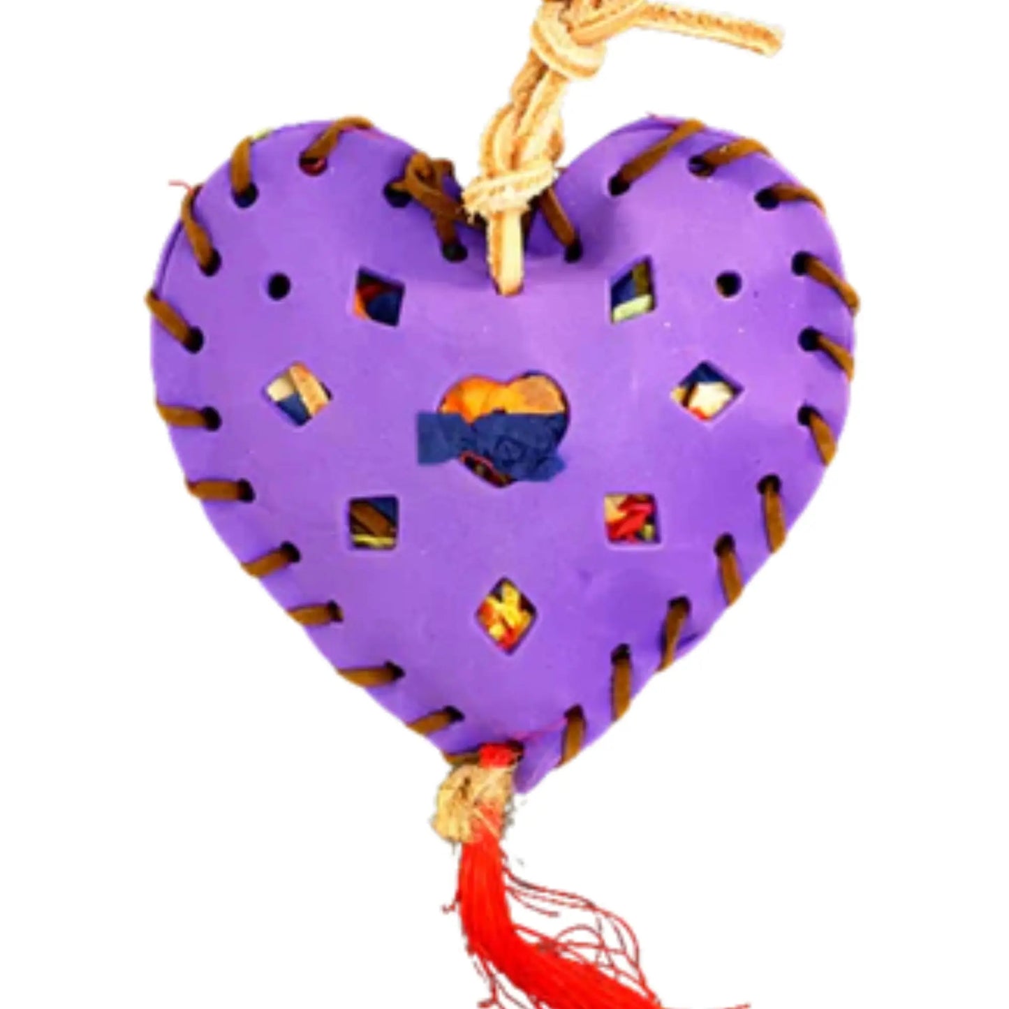 Pinata Eva Heart Bird Toy Lou Lou Bells Bird Toys