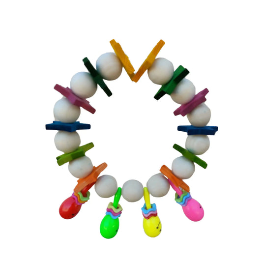 Rattle Starz Play Ring Bird Toy Lou Lou Bells Bird Toys