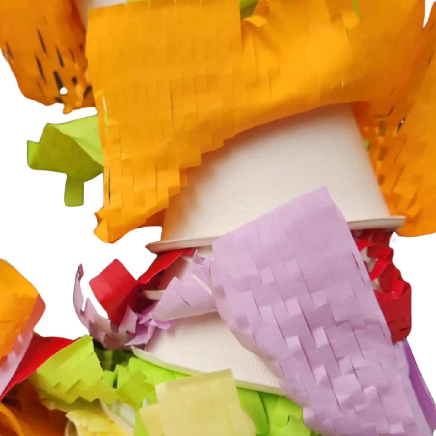 close up ring of cups bird toys