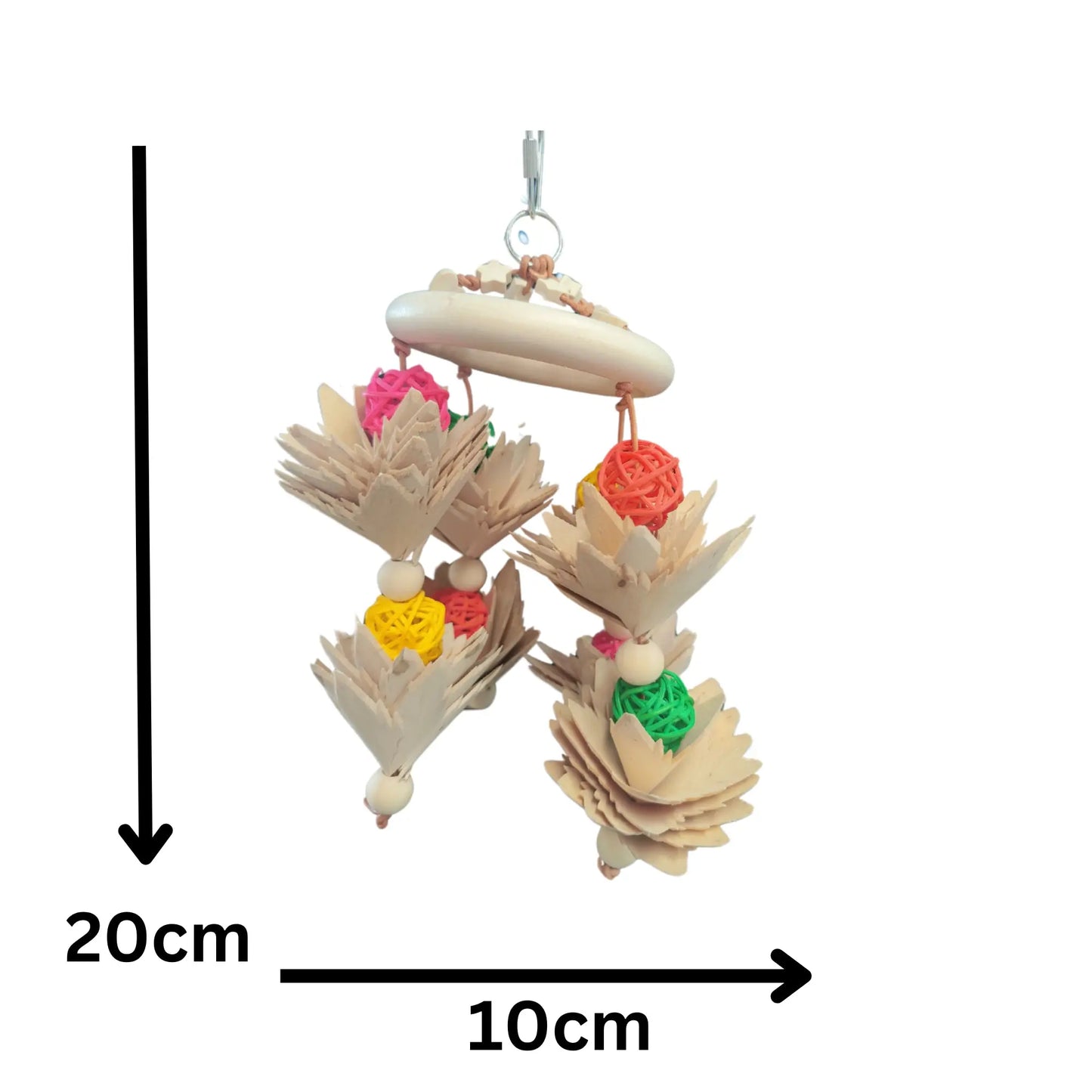 Ring of Hanging Flowers Bird Toy Lou Lou Bells Bird Toys