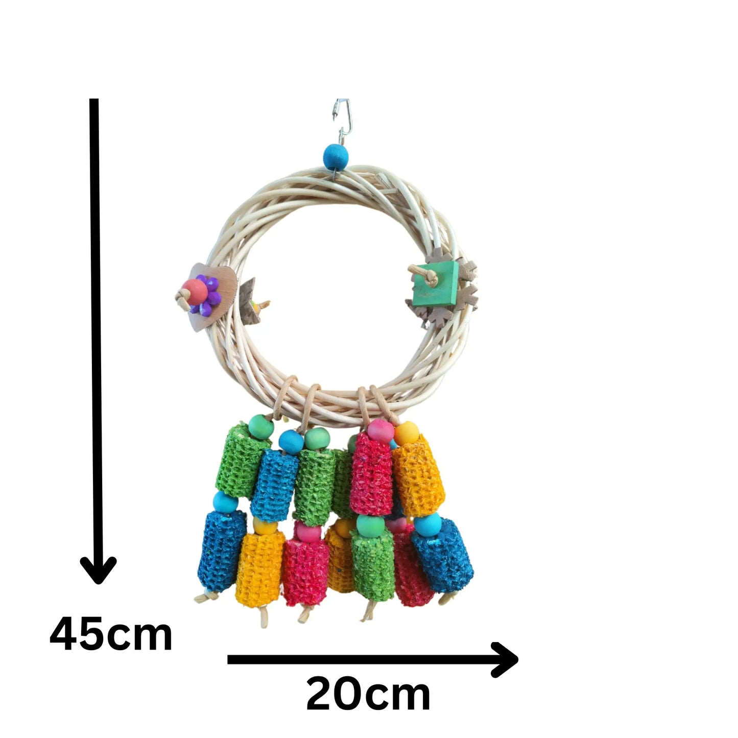 Ring with Cobs Bird Toy Lou Lou Bells Bird Toys