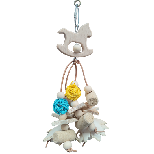 cute rocking horse dangle bird toy
