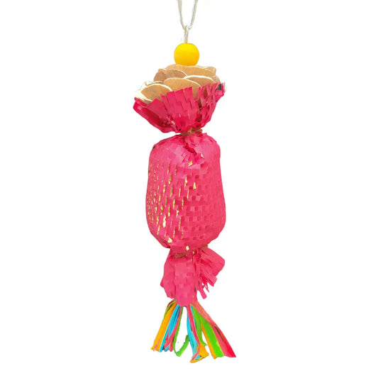 Rose firecracker shredable bird toy