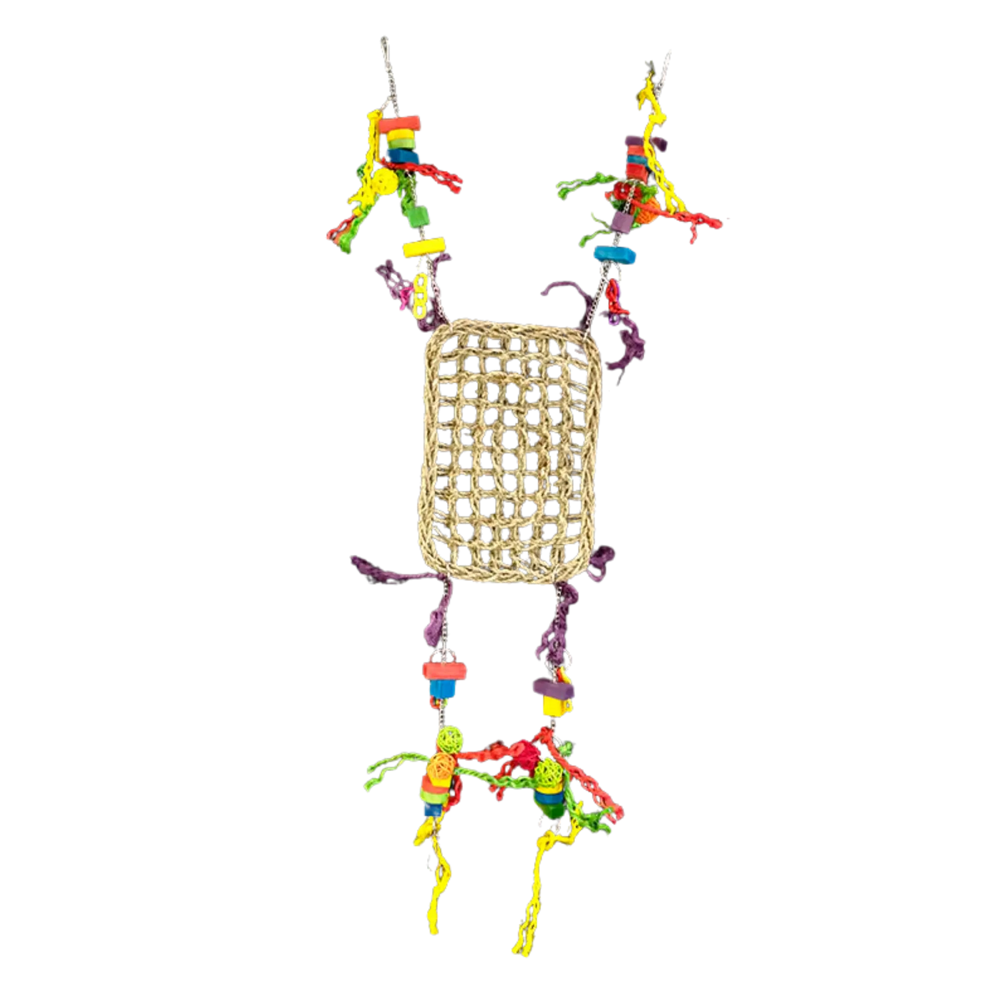 Seagrass Hanging Mat Bird Toy Lou Lou Bells Bird Toys