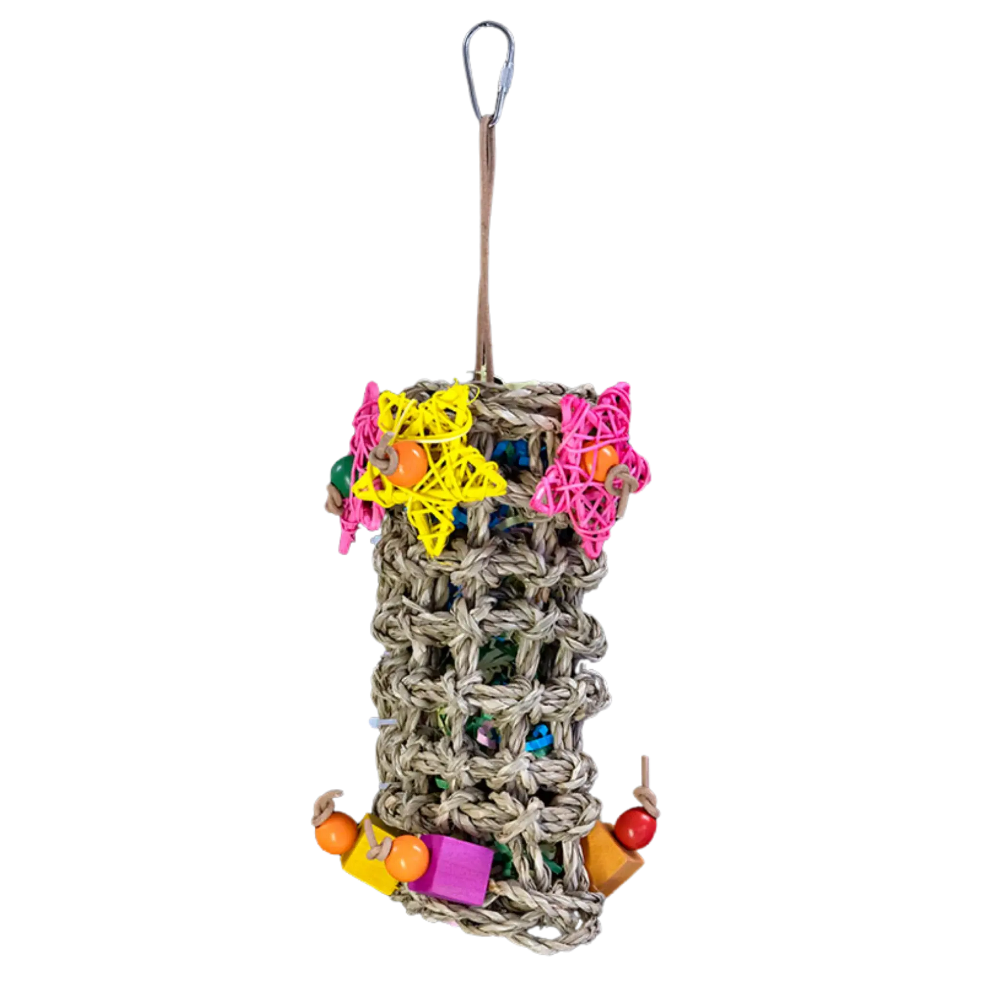 Seagrass Mat Roll Shredable Bird Toy Lou Lou Bells Bird Toys