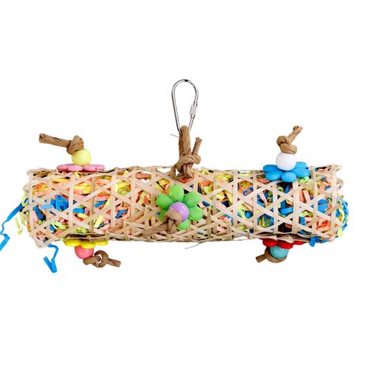 Shredable Roll Bird Toy Lou Lou Bells Bird Toys