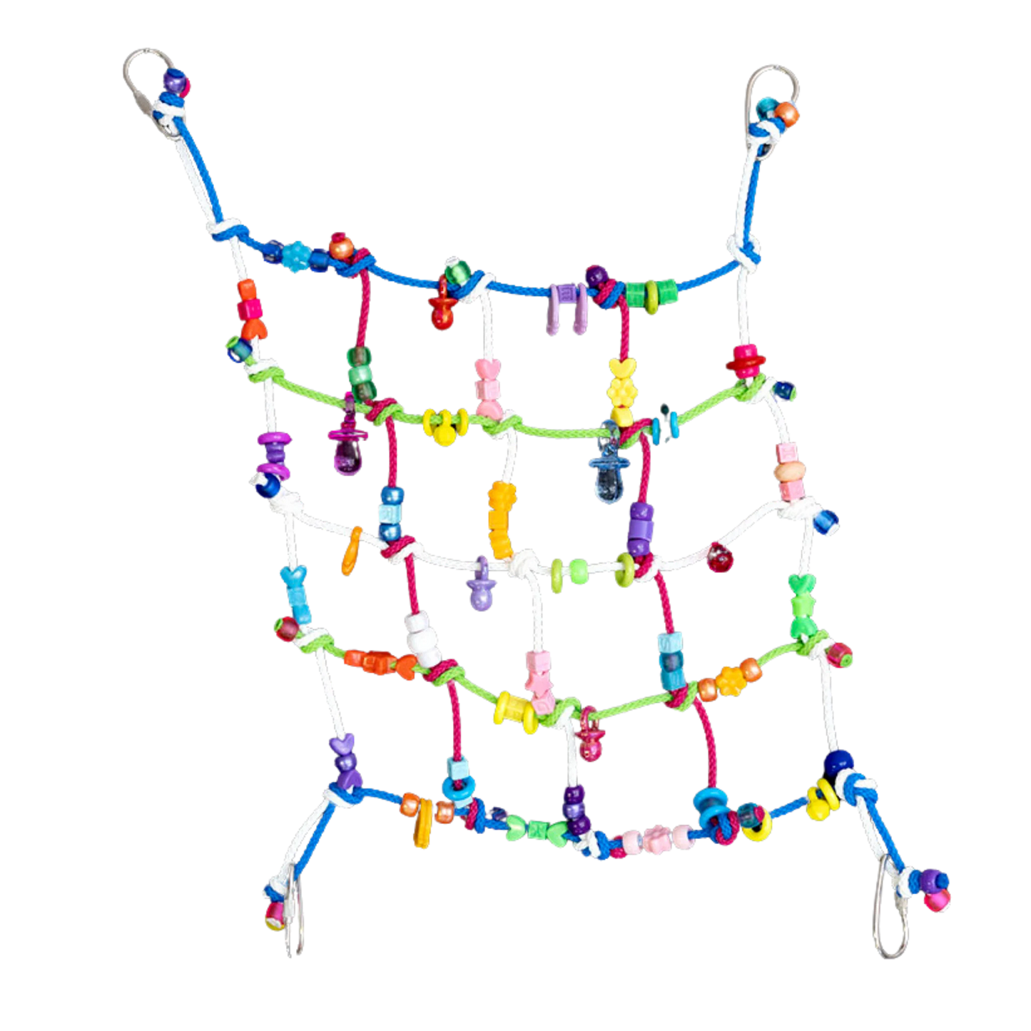 Small Fun Cargo Net Bird Toy Lou Lou Bells Bird Toys