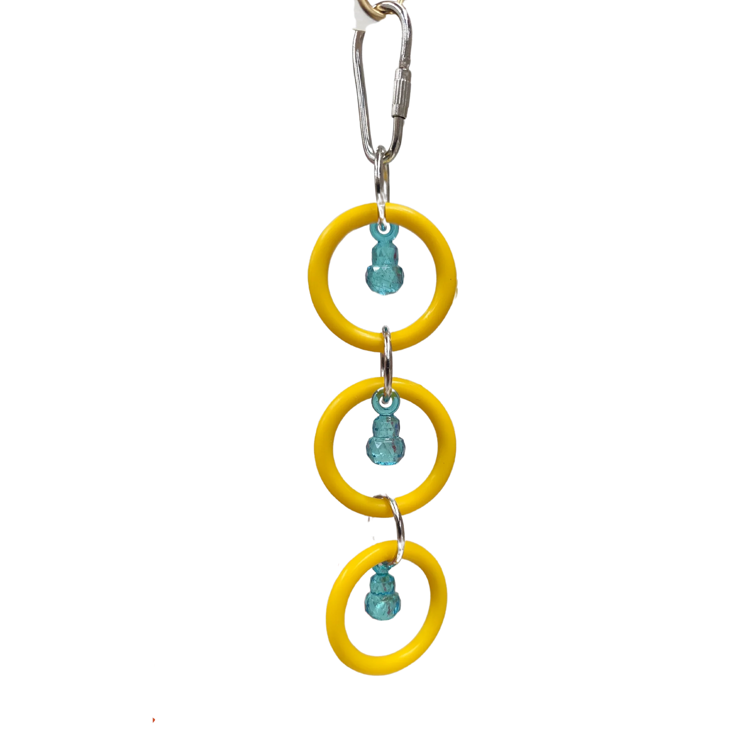 Small Hanging Rings with Bling Lou Lou Bells Bird Toys