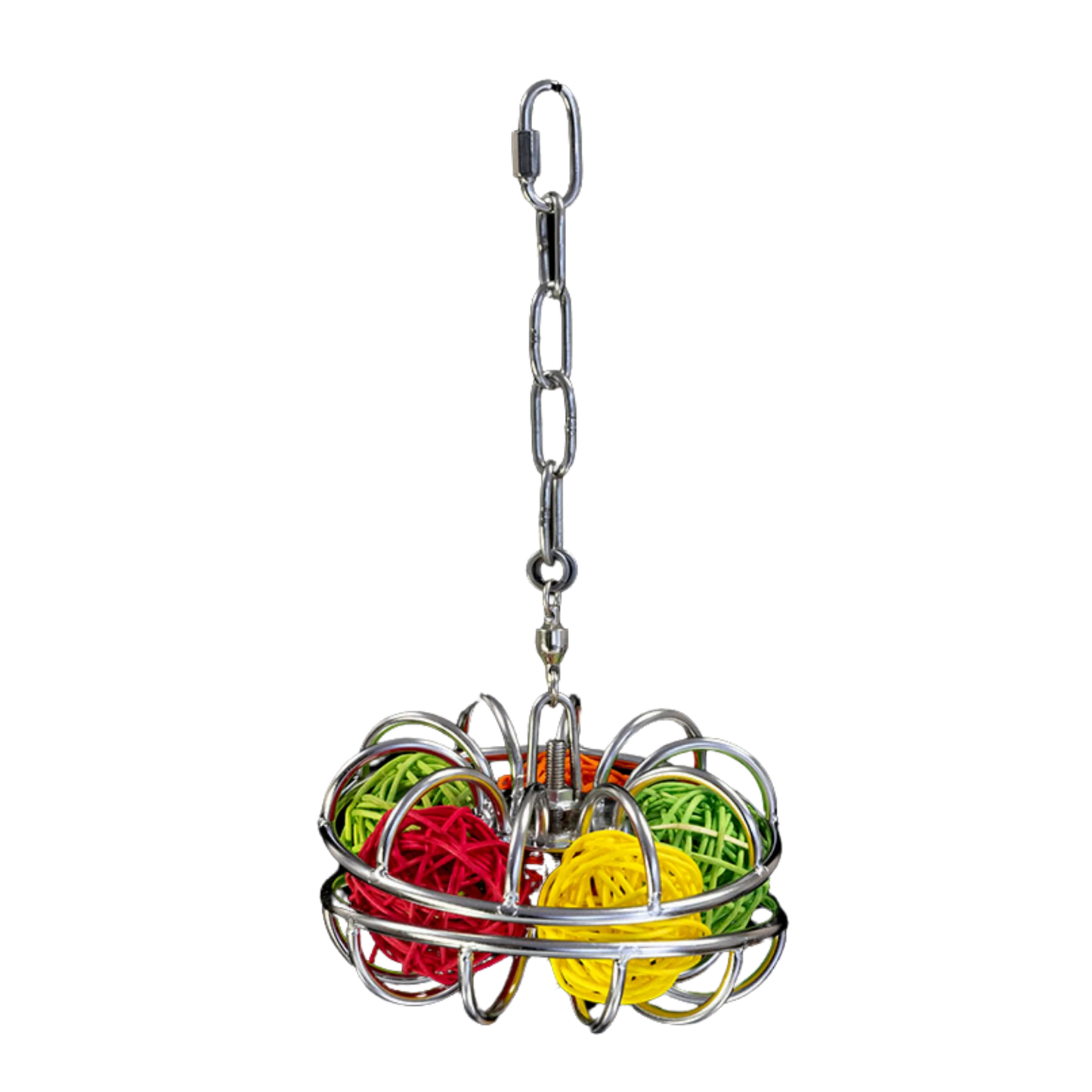 Stainless Steel Spinner Bird Toy Lou Lou Bells Bird Toys