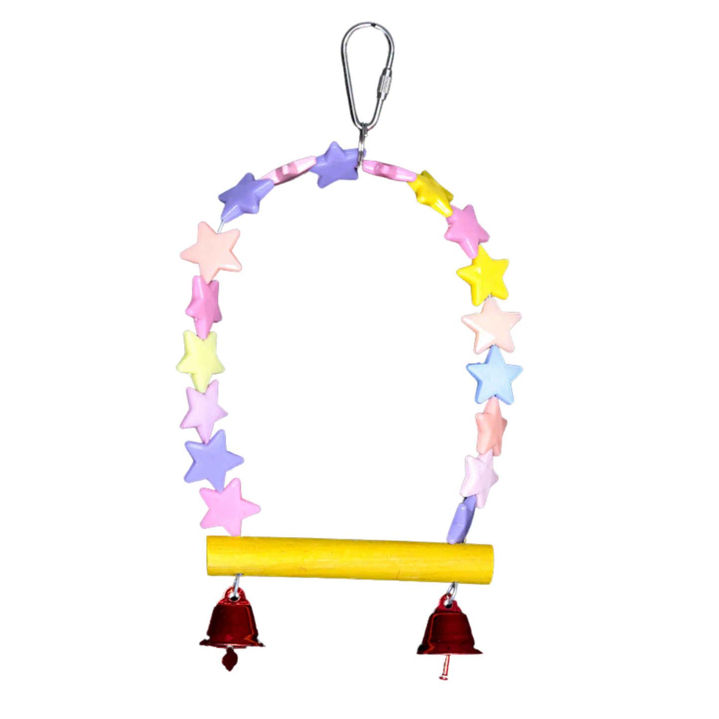 Star Swing with Bells Bird Toy Lou Lou Bells Bird Toys