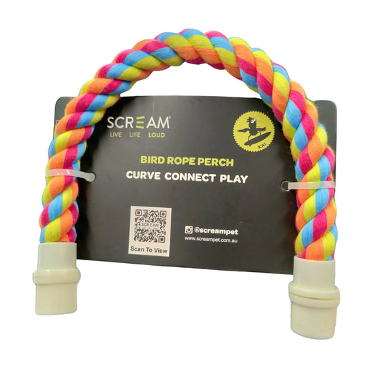 small rope erch bird toy