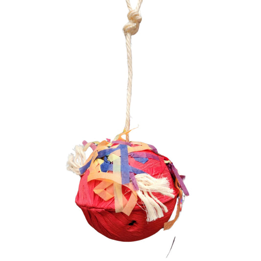 Shred a Ball Bird Toy Lou Lou Bells Bird Toys
