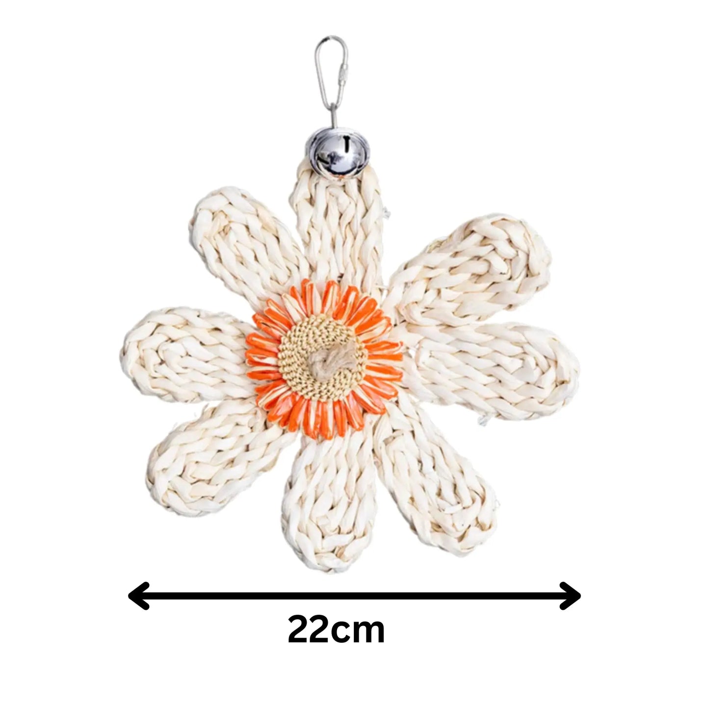 Shredable Flower Bird Toy Lou Lou Bells Bird Toys