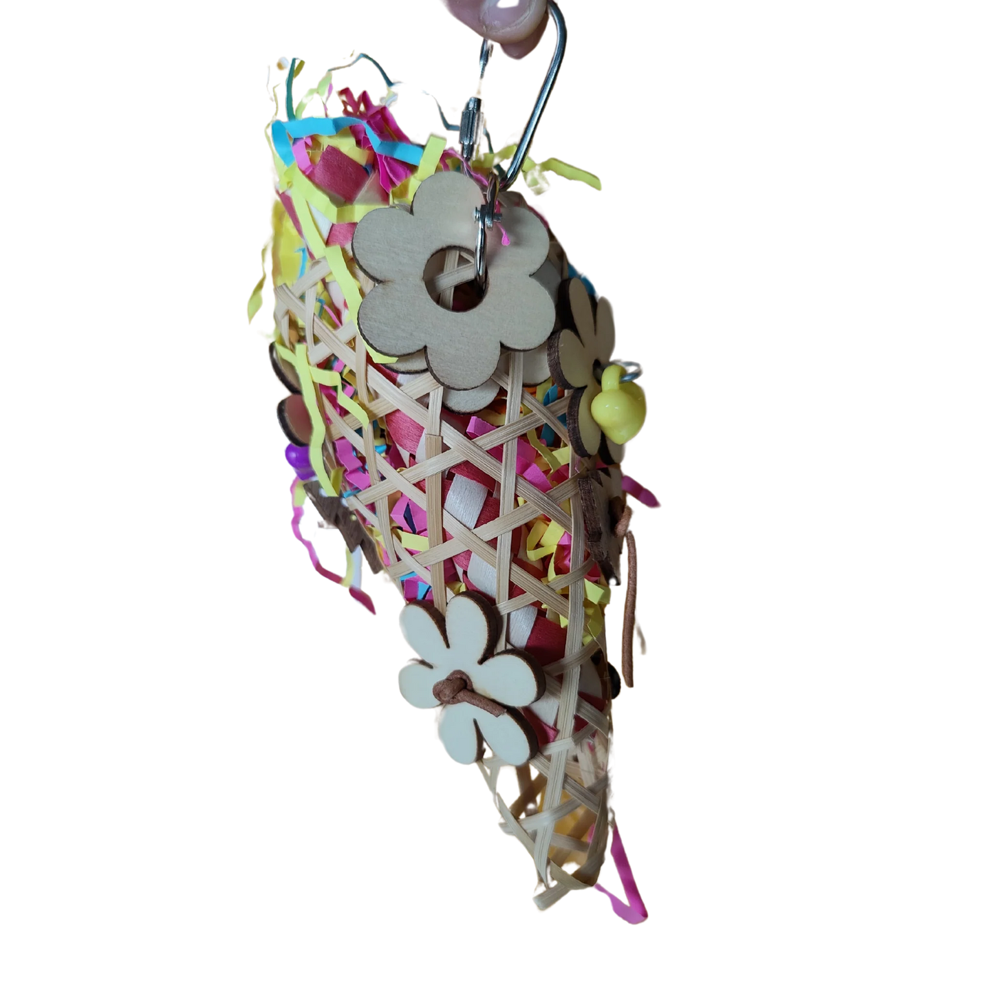 Small Ice Cream Bird Toy Lou Lou Bells Bird Toys