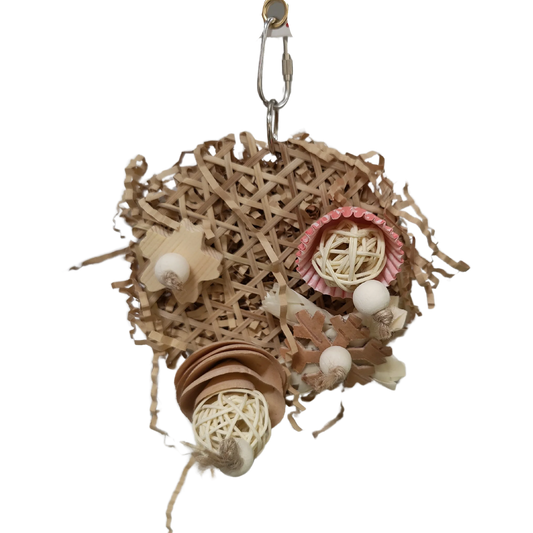 Small Natural Pocket Bird Toy Lou Lou Bells Bird Toys