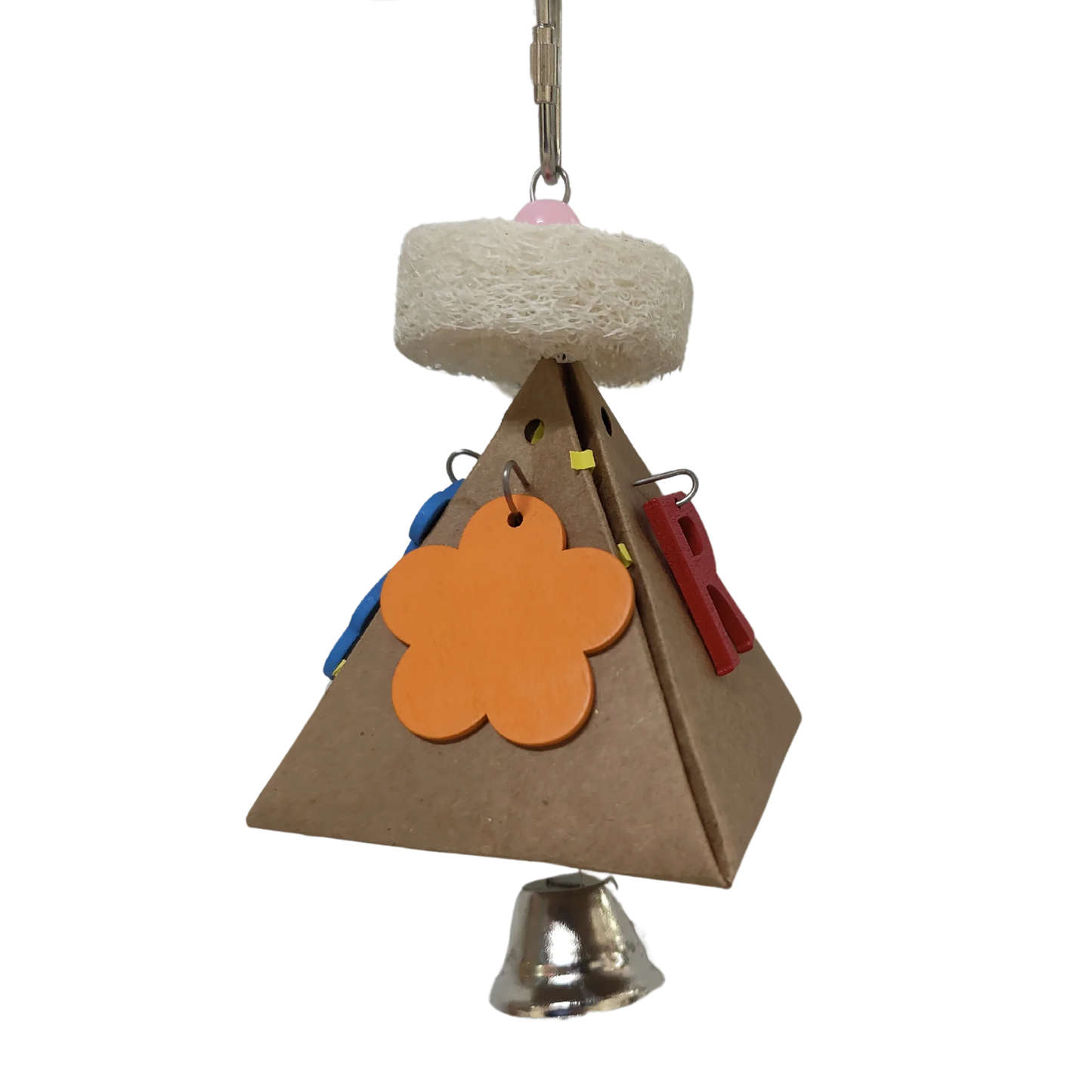 Small Triangle Bird Toy Lou Lou Bells Bird Toys