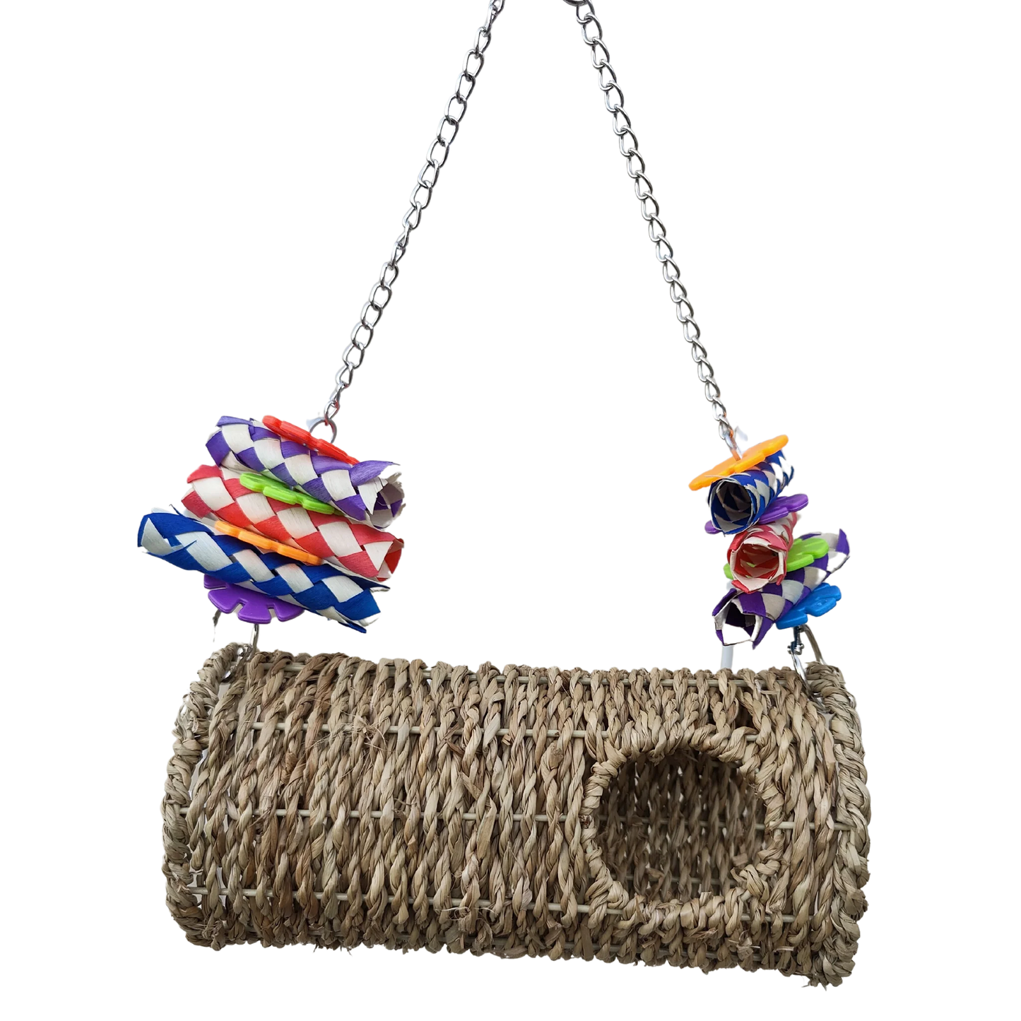 Smaller Hanging Tunnel Bird Toy Lou Lou Bells Bird Toys