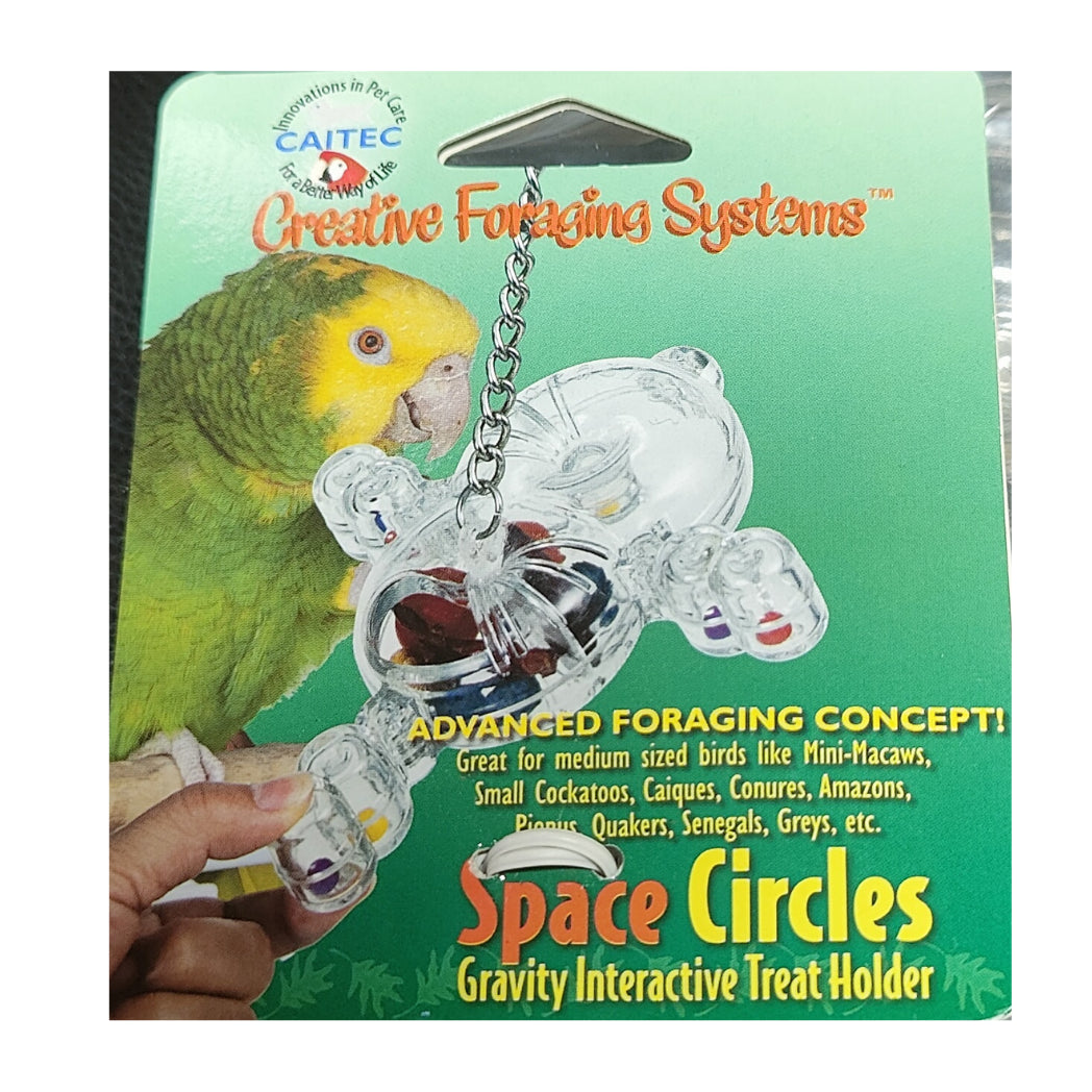 Caitec Space Circles Lou Lou Bells Bird Toys