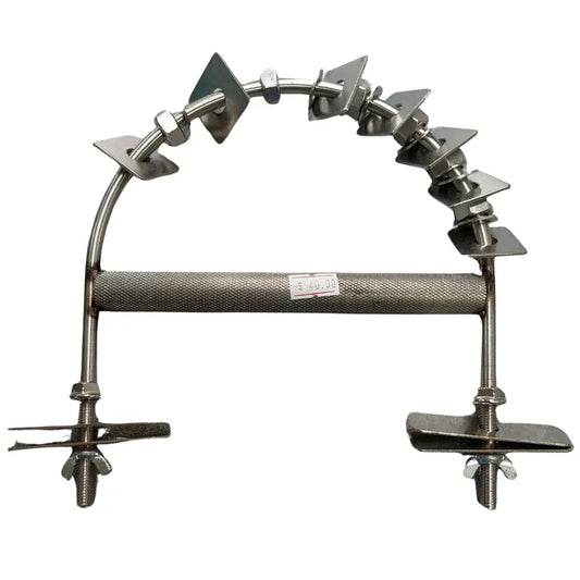 Clamp on cage stainless steel bird toy