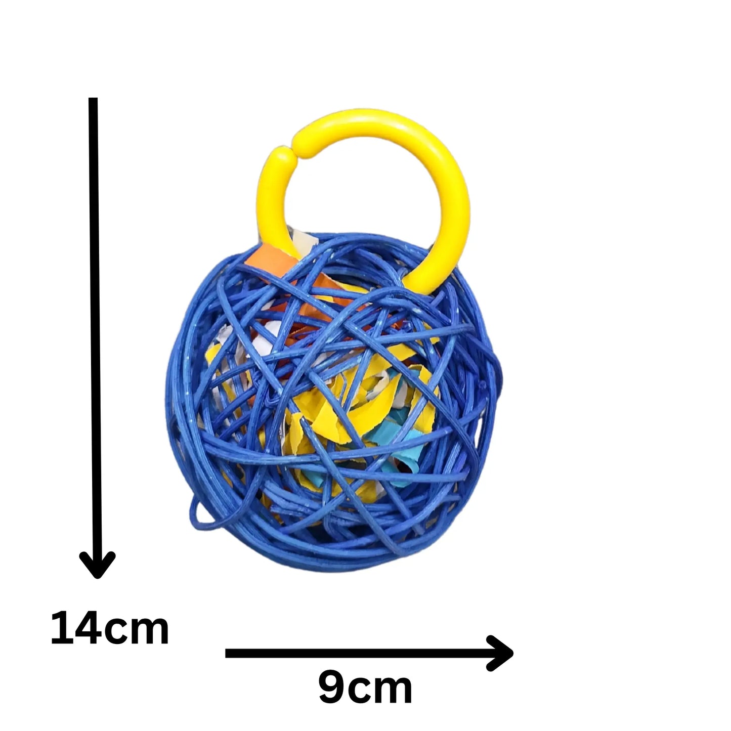 Stuffed Cane Ball Bird Toy Lou Lou Bells Bird Toys