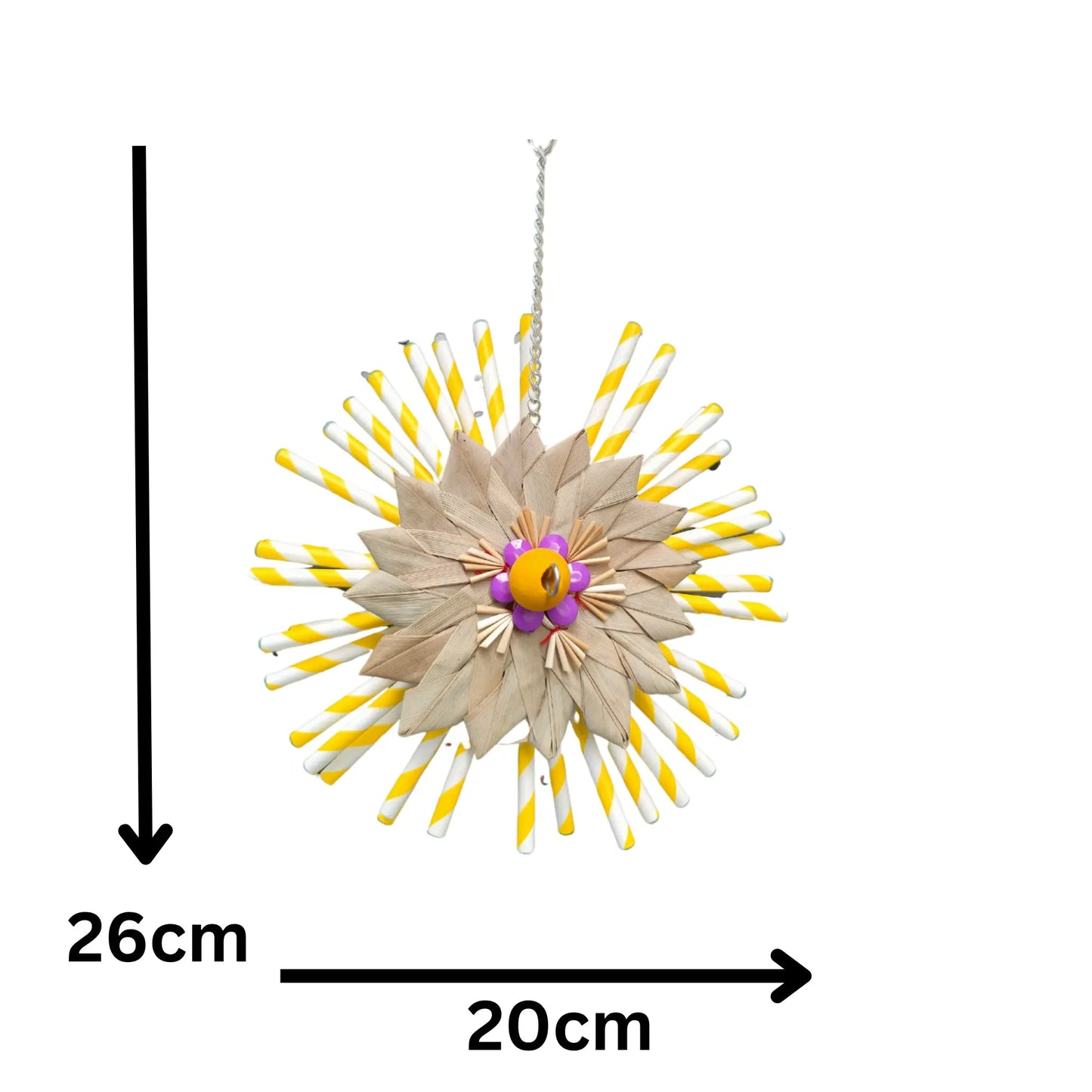 Sunshine Flower Bird Toy Lou Lou Bells Bird Toys