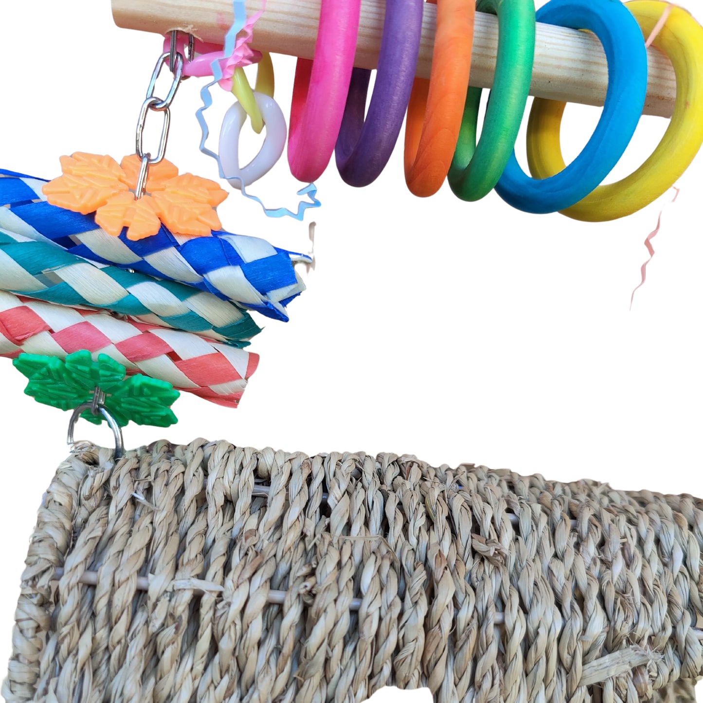 close up of the swing and tunnel