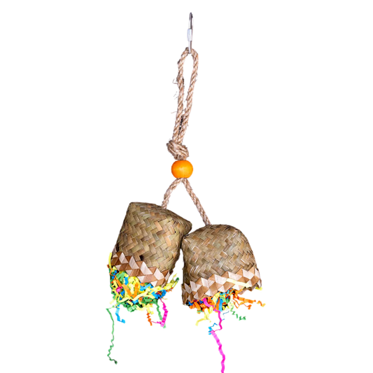 Twins Bird Toy Lou Lou Bells Bird Toys