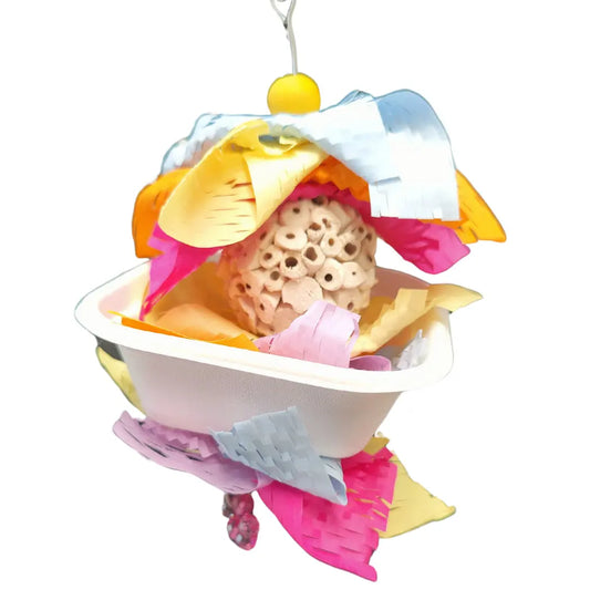 take away balsa ball bird toy thats shredable