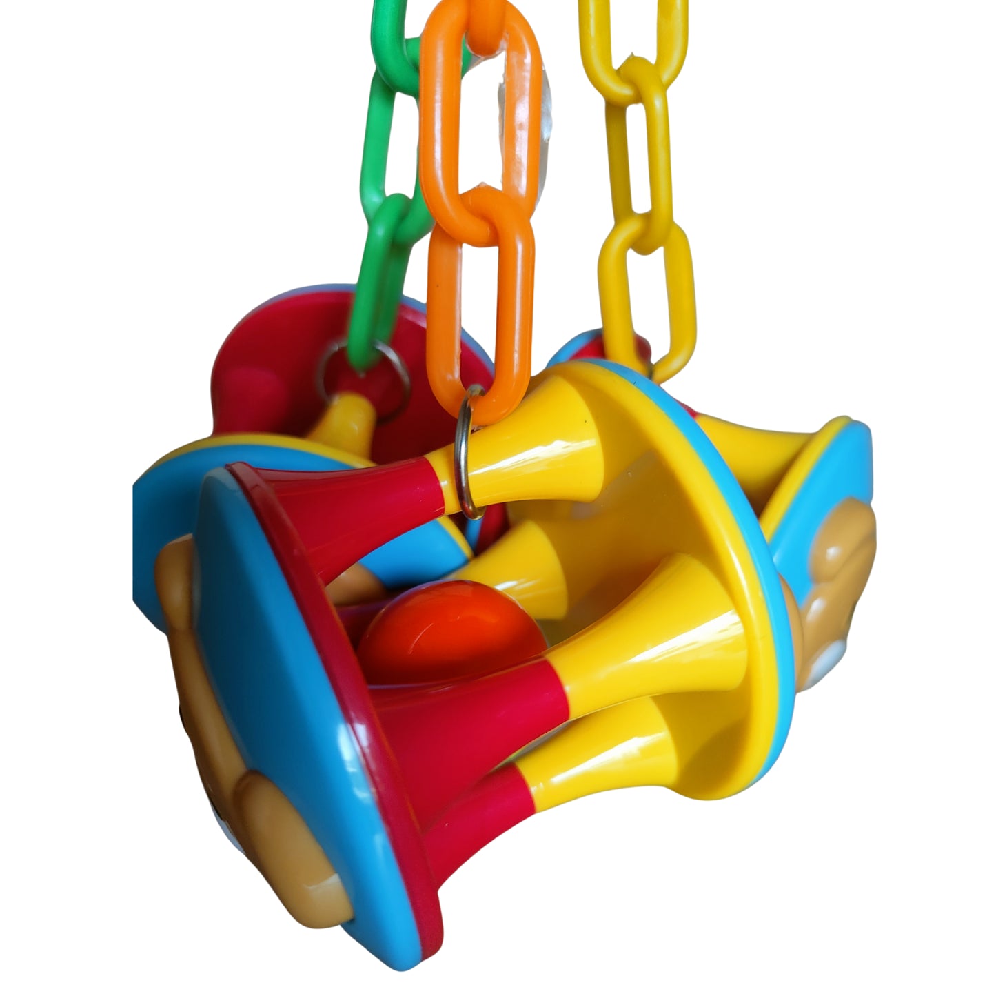 Teddy Bear Trio Lou Lou Bells Bird Toys