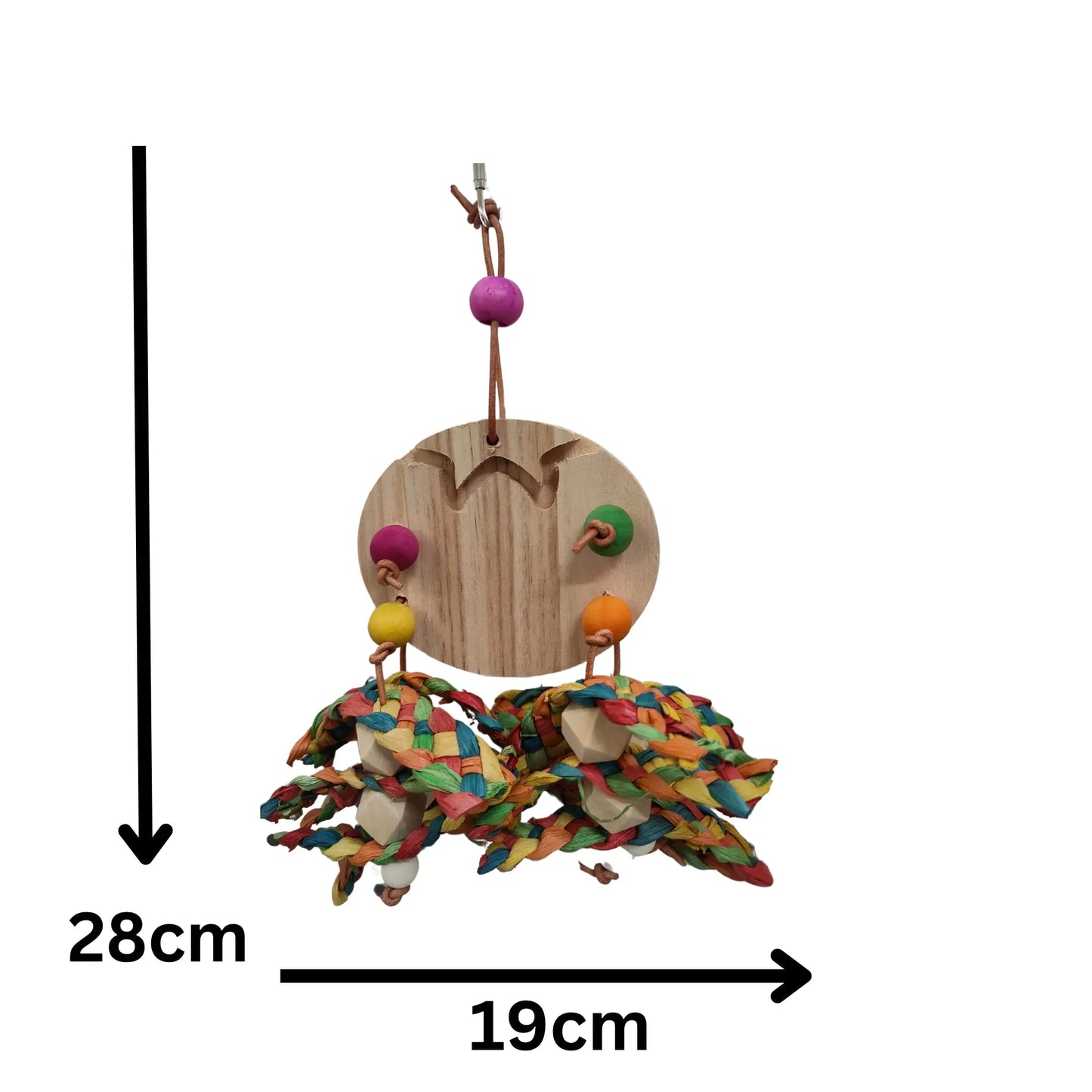 Tomato Dangle Bird Toy Lou Lou Bells Bird Toys