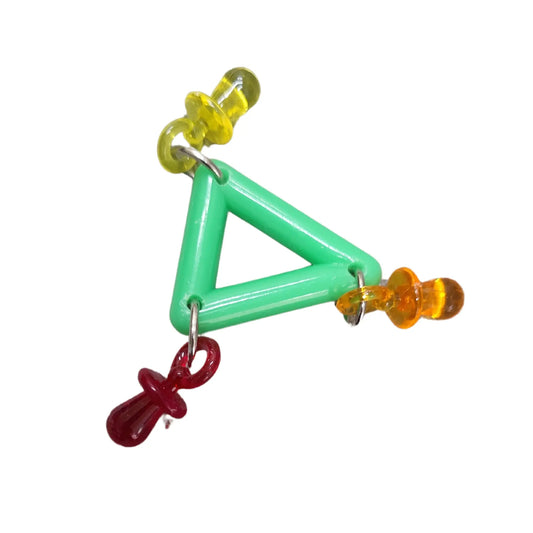 Triangle Bead with 3 dummies foot toy