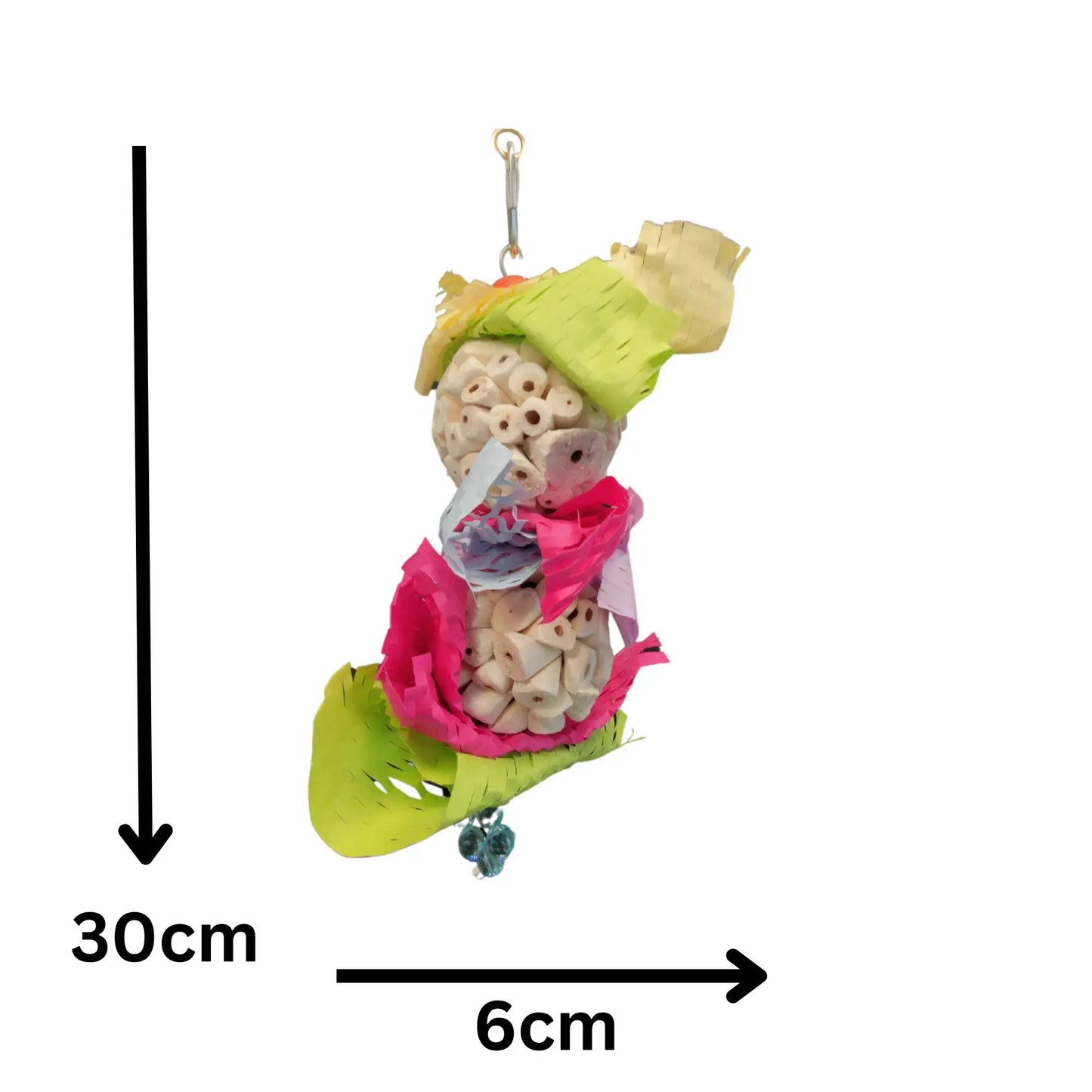 Twin Sola Balls Bird Toy Lou Lou Bells Bird Toys