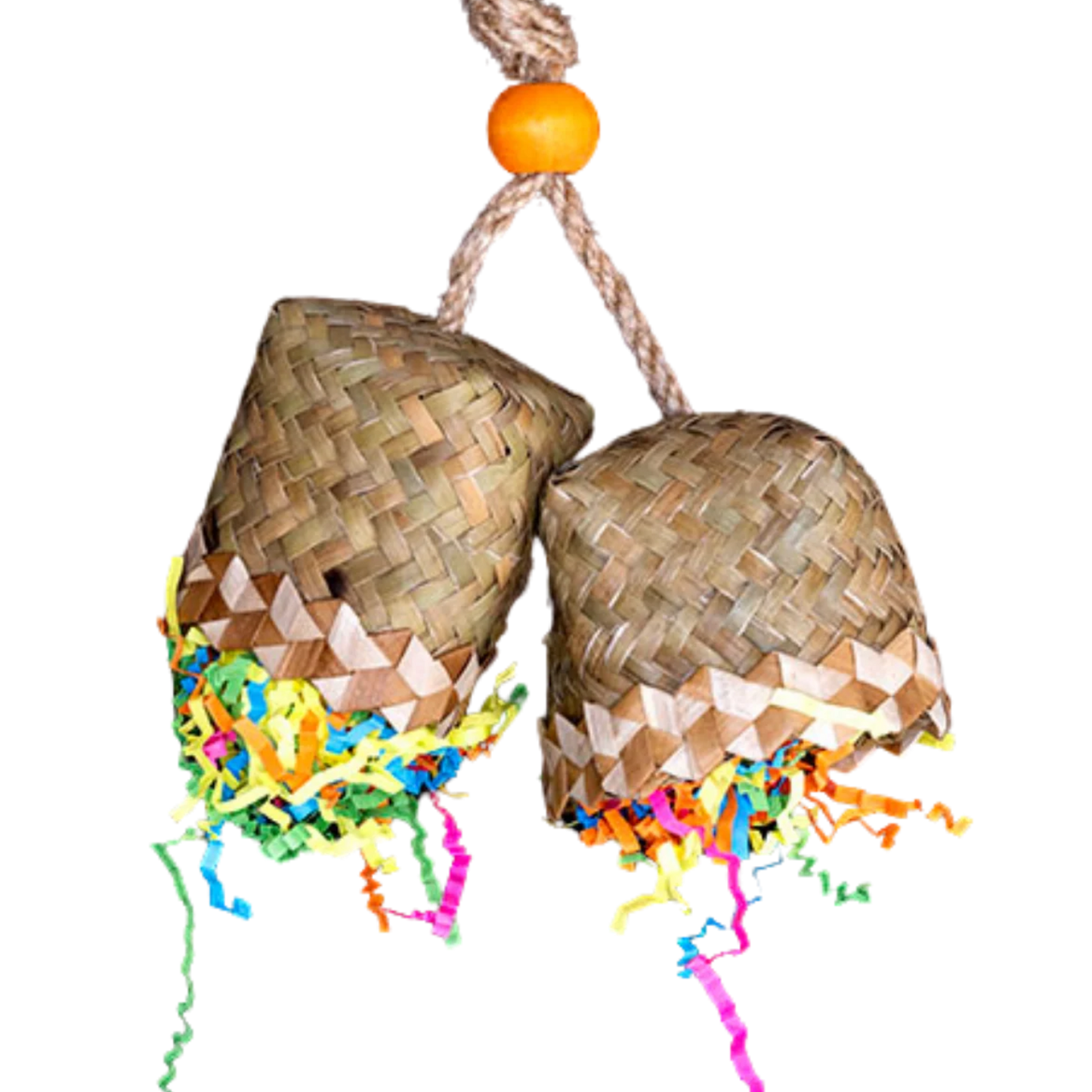 Twins Bird Toy Lou Lou Bells Bird Toys