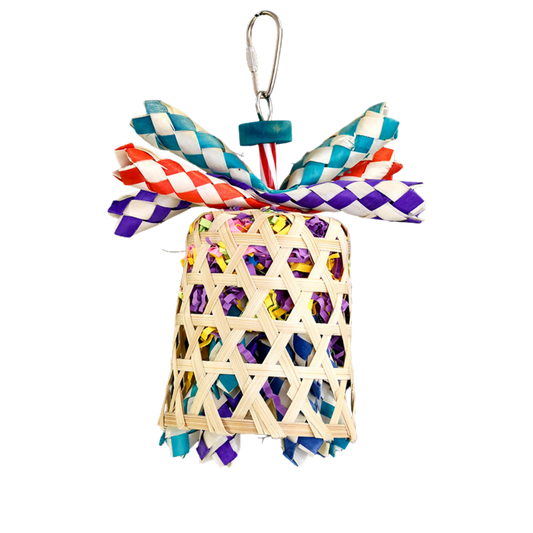 Upside Down Shredable Cup Bird Toy Lou Lou Bells Bird Toys