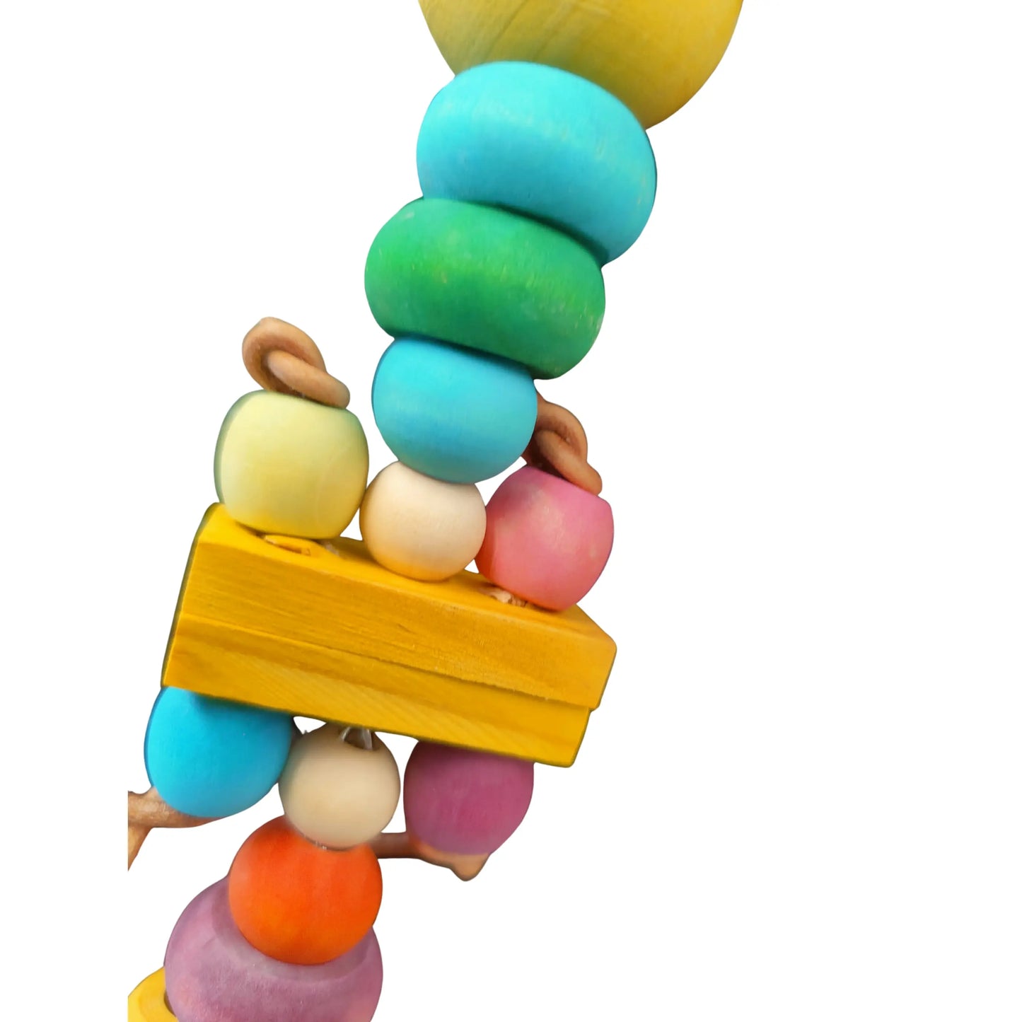 2nd close up of the wood ball swing