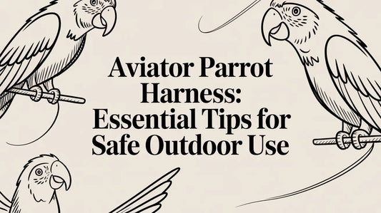 Aviator Parrot Harness: An Expert's Guide to Safe Outdoor Adventures Lou Lou Bells Bird Toys