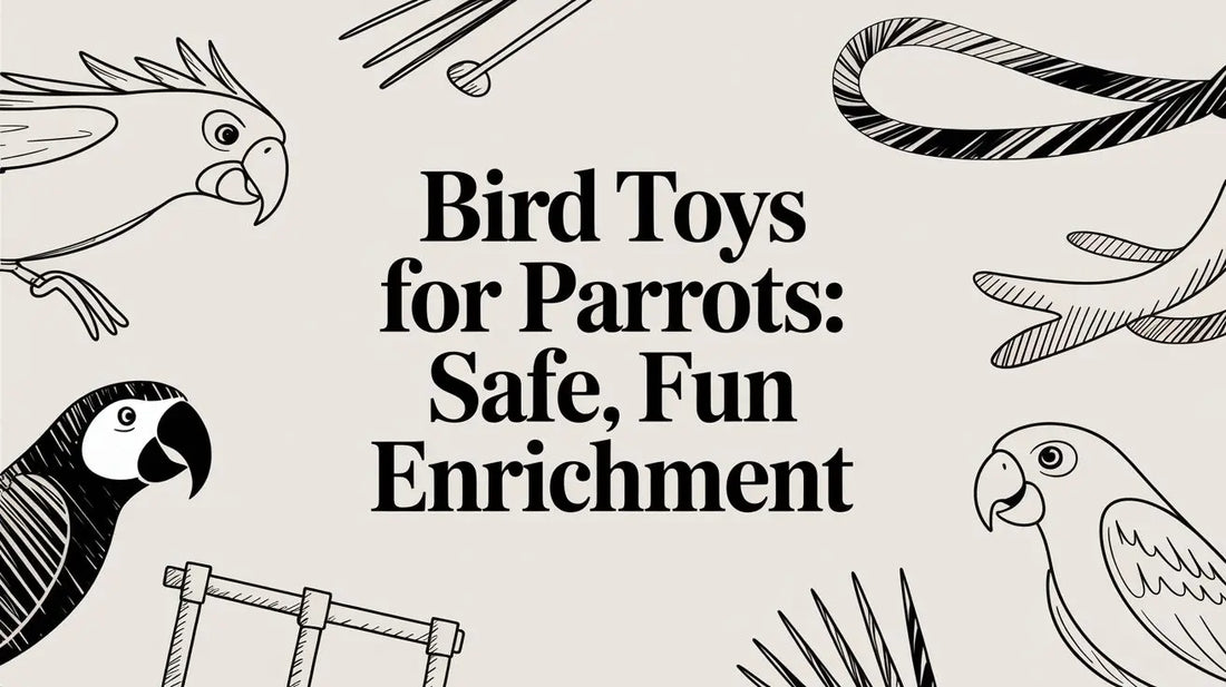 Bird toys for parrots: Safe, Fun Enrichment Lou Lou Bells Bird Toys