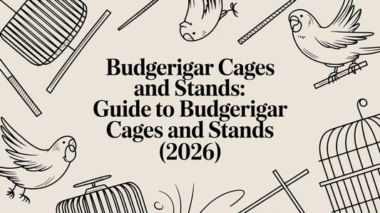 Budgerigar Cages and Stands: A Guide to Your Budgie's Perfect Home Lou Lou Bells Bird Toys
