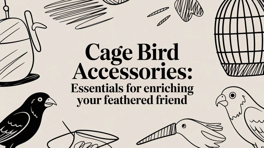 Cage Bird Accessories: Essentials for Enriching Your Feathered Friend Lou Lou Bells Bird Toys