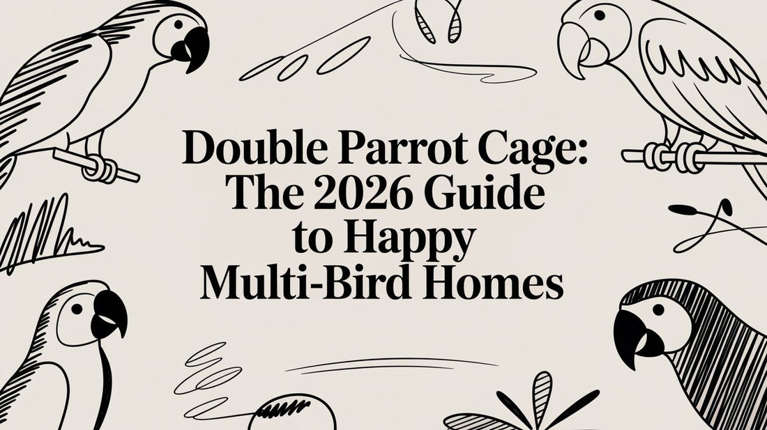 Double Parrot Cage: The 2026 Guide to Happy Multi-Bird Homes Lou Lou Bells Bird Toys